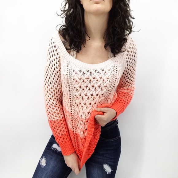 American Eagle Outfitters Sweaters - American Eagle : Ombre Open Stitch Sweater NWT Sm